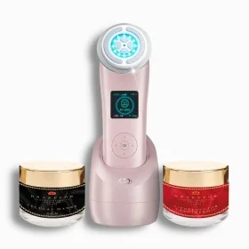 Masajeador Facial con Radiofrecuencia, Fototerapia y Electroestimulación Drakefor NANOSKIN EXTREME Rosa 3 Piezas de Drakefor,...