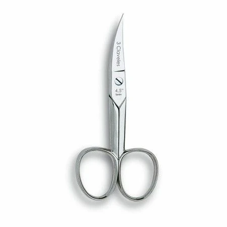 Nail Scissors 3 Claveles Carbon steel Curved 4,5" Curve | Epamu.eu | Beauty Shop - Parfums, Make-up & Essentials Epamu.eu