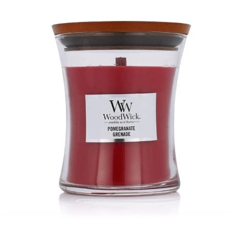 Scented Candle Woodwick Pomegranate 275 g | Epamu.eu | Beauty Shop - Parfums, Make-up & Essentials Epamu.eu