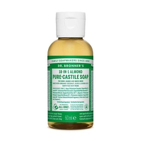 Flüssigseife Dr Bronner's 60 ml Mandeln | Epamu.eu | Beauty Shop - Parfums, Make-up & Essentials Epamu.eu