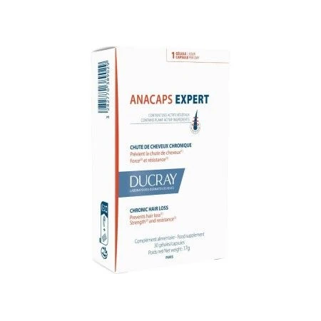 Integratore Alimentare Anticaduta per Capelli Ducray Anacaps Expert Capsule x 30 | Epamu | Beauty Shop - Parfums, Make-up & Essentials Epamu.eu