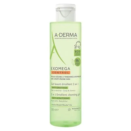 Gel Doccia Aderma Ad Exomega 200 ml | Epamu | Beauty Shop - Parfums, Make-up & Essentials Epamu.eu