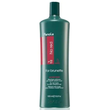 Red neutralising mask Fanola No Red 1 L | Epamu | Beauty Shop - Parfums, Make-up & Essentials Epamu.eu