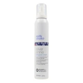 Après-shampooing mousse Milk Shake Silver Shine Cheveux blonds Cheveux gris (200 ml) de Milk Shake, Mousses - Réf : S0584146,...