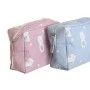 Neceser de Viaje DKD Home Decor Azul Blanco Verde Rosa polialgodon osos 15 x 6 x 12 cm (2 Unidades) | Epamu | Beauty Shop - Parfums, Make-up & Essentials Epamu.eu