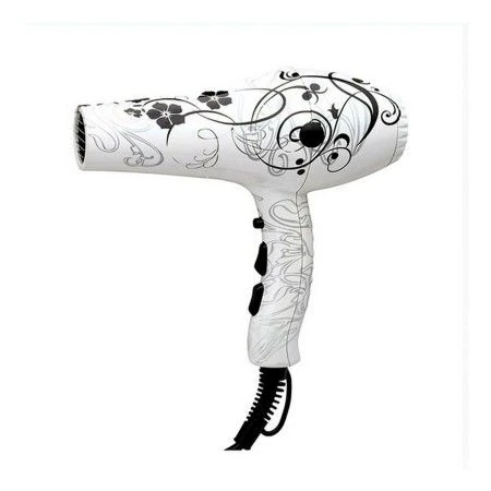 Hairdryer Albi Pro White Flowers | Epamu | Beauty Shop - Parfums, Make-up & Essentials Epamu.eu