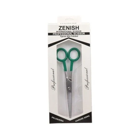 Hair scissors Zenish Professional 7" Green | Epamu | Beauty Shop - Parfums, Make-up & Essentials Epamu.eu