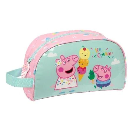 Nécessaire Escolar Peppa Pig Ice cream Cor de Rosa Menta 26 x 16 x 9 cm | Epamu | Beauty Shop - Parfums, Make-up & Essentials Epamu.eu