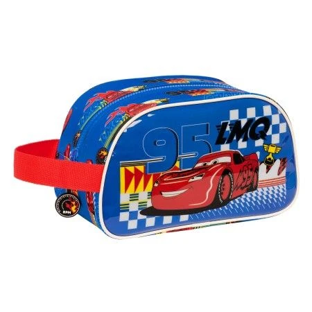 School Toilet Bag Cars Race ready Blue 26 x 15 x 12 cm | Epamu | Beauty Shop - Parfums, Make-up & Essentials Epamu.eu