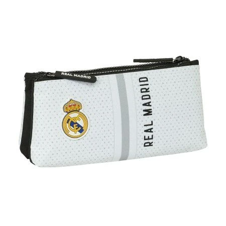 Nécessaire de Viagem Real Madrid C.F. Branco Cinzento Desportivo 22 x 10 x 8 cm | Epamu | Beauty Shop - Parfums, Make-up & Essentials Epamu.eu