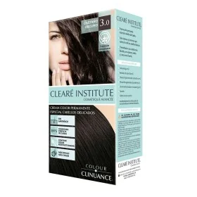 Coloration Permanente en Crème Clearé Institute Colour Clinuance Nº 3.0-castaño oscuro (1 Unités) de Clearé Institute, Colora...