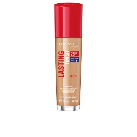 Fluid Makeup Basis Rimmel London Lasting Finish Nº 210 Spf 20 | Epamu.eu | Beauty Shop - Parfums, Make-up & Essentials Epamu.eu