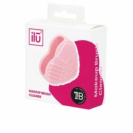 Produto para a limpeza de pincéis de maquilhagem Ilū Brush Cleaner Coração Silicone (1 Unidade) | Epamu | Beauty Shop - Parfums, Make-up & Essentials Epamu.eu