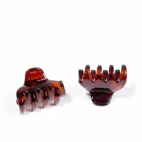 Hair clips Inca Pinza Pequeña Brown 2 Units Small | Epamu | Beauty Shop - Parfums, Make-up & Essentials Epamu.eu