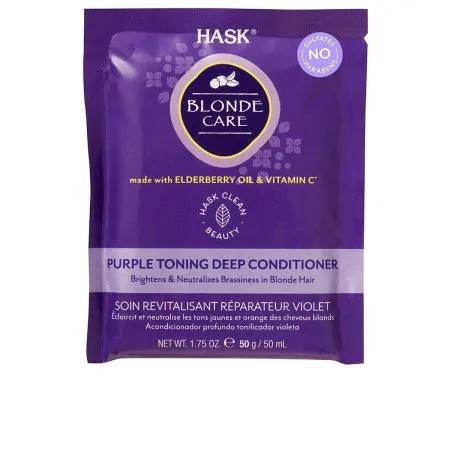 Colour Reviving Conditioner for Blonde Hair HASK Blonde Care 50 g | Epamu | Beauty Shop - Parfums, Make-up & Essentials Epamu.eu