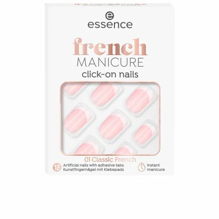 False nails Essence French Self-adhesives Reusable Nº 01 Classic french (12 Units) | Epamu.eu | Beauty Shop - Parfums, Make-up & Essentials Epamu.eu