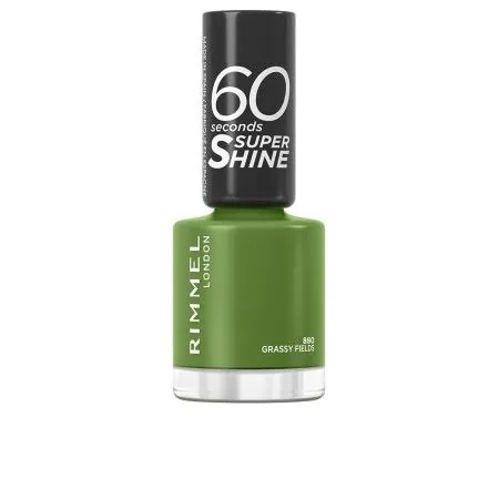 nail polish Rimmel London 60 Seconds Super Shine Nº 880 Grassy fieldsh 8 ml | Epamu.eu | Beauty Shop - Parfums, Make-up & Essentials Epamu.eu