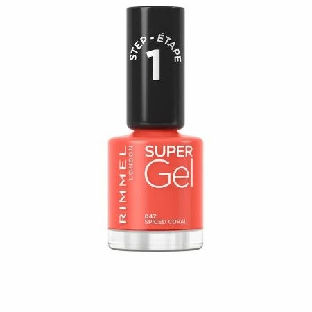 Nagellack Rimmel London Super Gel Nº 047 Spiced coral 12 ml | Epamu | Beauty Shop - Parfums, Make-up & Essentials Epamu.eu