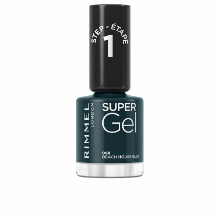 Nagellack Rimmel London Super Gel Nº 068 Beach house blue 12 ml | Epamu.eu | Beauty Shop - Parfums, Make-up & Essentials Epamu.eu