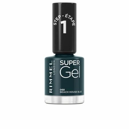 Pintaúñas Rimmel London Super Gel Nº 068 Beach house blue 12 ml | Epamu | Beauty Shop - Parfums, Make-up & Essentials Epamu.eu