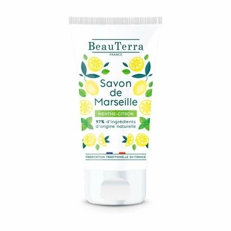 Jabón de Marsella Beauterra MARSEILLE 100 ml Limón Menta | Epamu | Beauty Shop - Parfums, Make-up & Essentials Epamu.eu