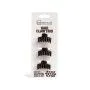 Hair clips IDC Institute ECO HAIR CLAW Dark brown 3 Pieces 3 Units | Epamu | Beauty Shop - Parfums, Make-up & Essentials Epamu.eu