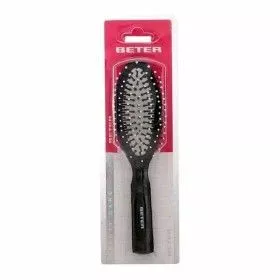 Detangling Hairbrush Red Kiss Kiss Rubberized Black Oval | Epamu | Beauty Shop - Parfums, Make-up & Essentials Epamu.eu