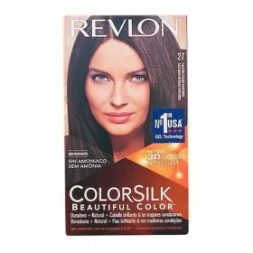 Tinte sin Amoniaco Colorsilk Revlon I0021834 Castaño Cálido Profundo (1 unidad) de Revlon, Coloración permanente - Ref: S0531...