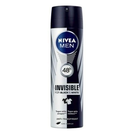 Deospray Men Black & White Invisible Nivea Men Black White Invisible (200 ml) 200 ml | Epamu | Beauty Shop - Parfums, Make-up & Essentials Epamu.eu