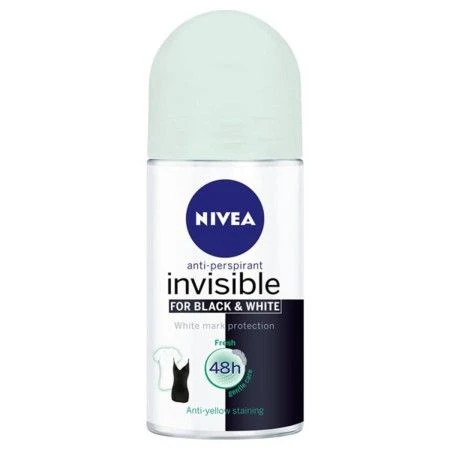 Desodorizante Roll-On Black & White Invisible Fresh Nivea (50 ml) | Epamu | Beauty Shop - Parfums, Make-up & Essentials Epamu.eu