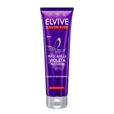 Mascarilla Matizante ELVIVE COLOR-VIVE VIOLETA L'Oreal Make Up P2101809 (150 ml) 150 ml | Epamu | Beauty Shop - Parfums, Make-up & Essentials Epamu.eu