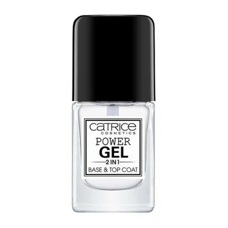 Nagellack Power Gel 2 in 1 Base and Top Coat Catrice Power Gel In (10,5 ml) 10,5 ml | Epamu | Beauty Shop - Parfums, Make-up & Essentials Epamu.eu