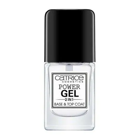 nail polish Power Gel 2 in 1 Base and Top Coat Catrice Power Gel In (10,5 ml) 10,5 ml | Epamu | Beauty Shop - Parfums, Make-up & Essentials Epamu.eu