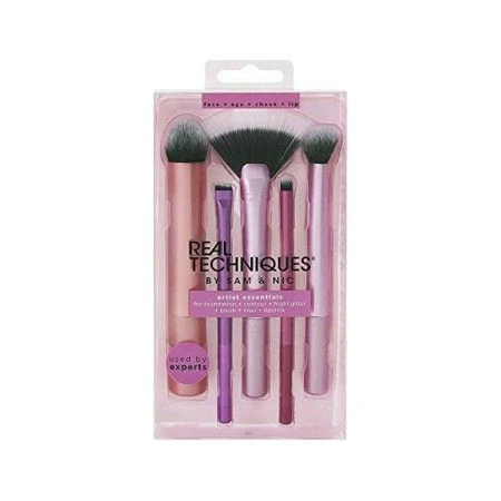 Conjunto de Pincéis de Maquilhagem Artist Essentials Real Techniques Artist Essentials (5 pcs) 5 Peças (5 Unidades) | Epamu.eu | Beauty Shop - Parfums, Make-up & Essentials Epamu.eu