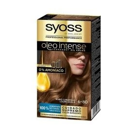 Tintura Permanente Syoss Olio Intense Senza ammoniaca Nº 6,80 Biondo Caramello di Syoss, Colore permanente - Rif: S0585350, P...