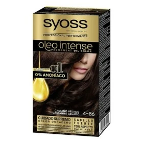 Permanent Dye Syoss Olio Intense Ammonia-free Nº 4,86 Frozen Chestnut by Syoss, Permanent Colour - Ref: S0585356, Price: 8,06...