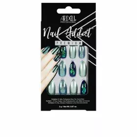 False nails Ardell Nail Addict Green Glitter Chrome (24 pcs) by Ardell, Nail Salon Sets - Ref: S0593838, Price: 8,07 €, Disco...