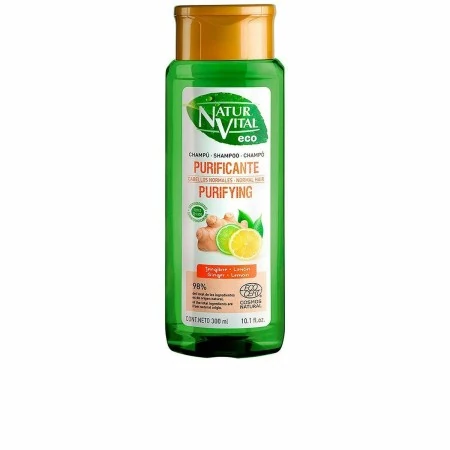 Shampoo Purificante Naturvital Eco Limone Zenzero (300 ml) | Epamu.eu | Beauty Shop - Parfums, Make-up & Essentials Epamu.eu