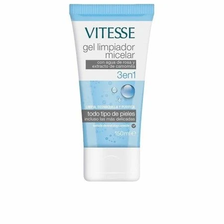 Gel de Limpeza Facial Vitesse 3 em 1 Camomila Água de rosas (150 ml) | Epamu | Beauty Shop - Parfums, Make-up & Essentials Epamu.eu