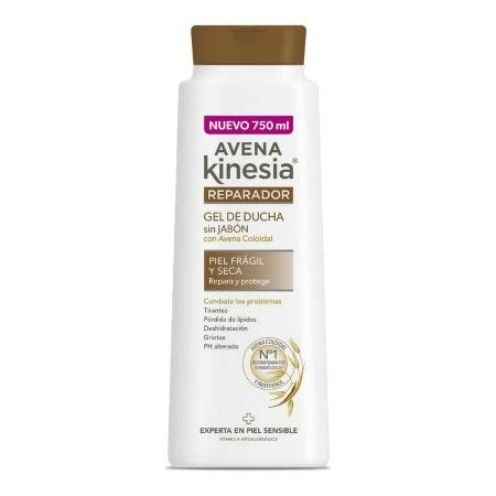 Gel de Ducha Sin Jabón Avena Kinesia Tratamiento Intensivo Reparador (750 ml) | Epamu.eu | Beauty Shop - Parfums, Make-up & Essentials Epamu.eu