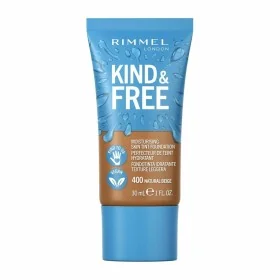 Base de Maquillage Crémeuse Rimmel London Kind & Free 400-natural beige (30 ml) de Rimmel London, Fonds de teint - Réf : S059...