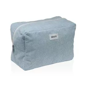 Nécessaire de Voyage Versa Corduroy Bleu 12 x 16 x 24 cm de Versa, Vanity - Réf : S3412710, Prix : 6,06 €, Remise : %