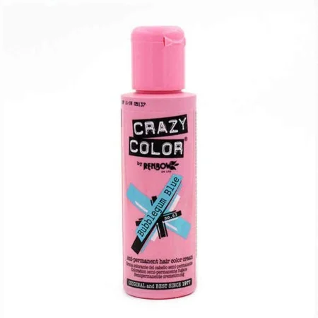 Coloração Semipermanente Crazy Color 002281 Nº 63 Bubblegum Blue (100 ml) | Epamu | Beauty Shop - Parfums, Make-up & Essentials Epamu.eu