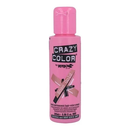 Semi-Permanent Tint Pink Gold Crazy Color Nº 73 (100 ml) | Epamu | Beauty Shop - Parfums, Make-up & Essentials Epamu.eu