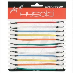 Rubber Hair Bands Hysoki Multicolour Hook 12 Pieces by Hysoki, Ponytail Holders - Ref: S4252509, Price: 6,45 €, Discount: %