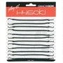 Rubber Hair Bands Hysoki Black Hook | Epamu.eu | Beauty Shop - Parfums, Make-up & Essentials Epamu.eu