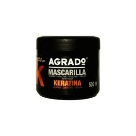 Masque réparateur pour cheveux Keratine Agrado (500 ml) de Agrado, Soins et masques - Réf : S4500192, Prix : 5,15 €, Remise : %