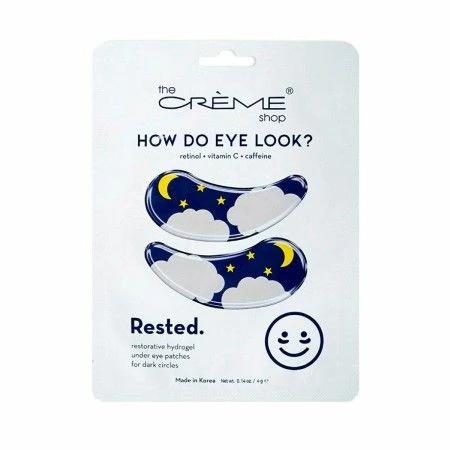 Patch for the Eye Area The Crème Shop Rested hydrogel Reusable 2 Units | Epamu | Beauty Shop - Parfums, Make-up & Essentials Epamu.eu