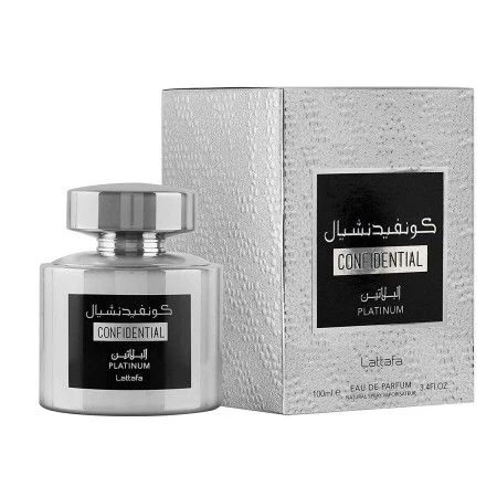 Perfume Hombre EDP Lattafa Confidential Platinum 100 ml | Epamu | Beauty Shop - Parfums, Make-up & Essentials Epamu.eu