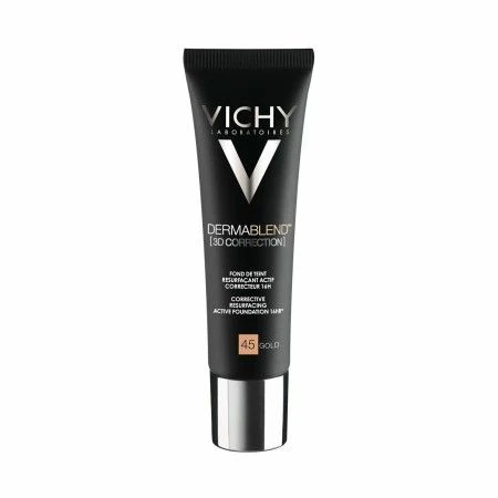 Base de Maquilhagem Fluida Vichy Dermablend 3D Make-Up 45-gold Spf 15 30 ml (30 ml) | Epamu | Beauty Shop - Parfums, Make-up & Essentials Epamu.eu